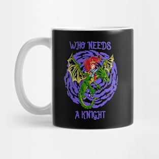 Reign of Fire: Tough Princess and Her Dragon Steed Mug